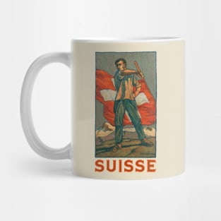 Switzerland Suisse Vintage Patriotic Mug